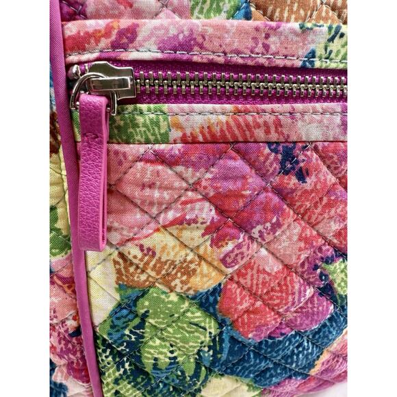 Vera Bradley Iconic Hipster Crossbody Bag Floral Quilted Cotton Superbloom NWOT - Picture 6 of 16